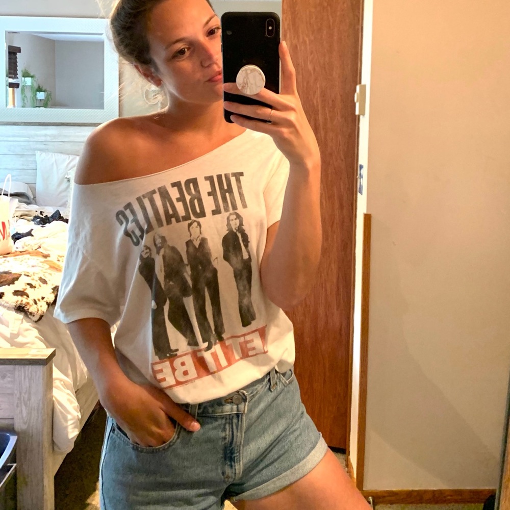 Off the shoulder The Beatles Tee